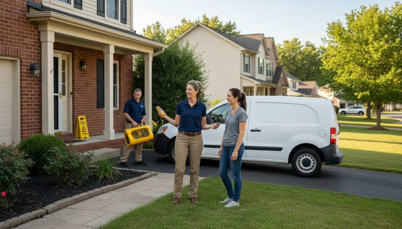Water restoration image for Mildew Remediation in Sevierville, TN